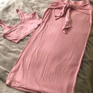 Two piece skirt outfit